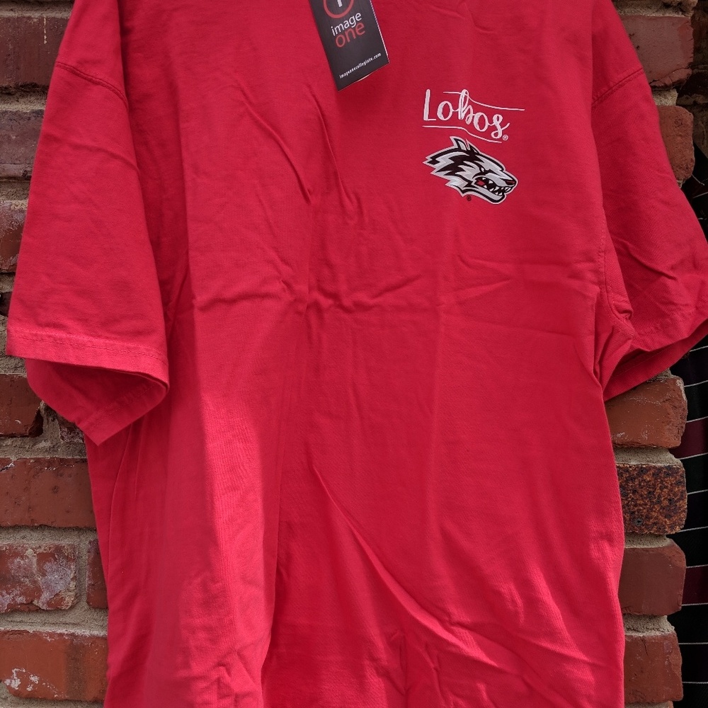 New Mexico Lobos T Shirt 2 Sided XL Cotton New